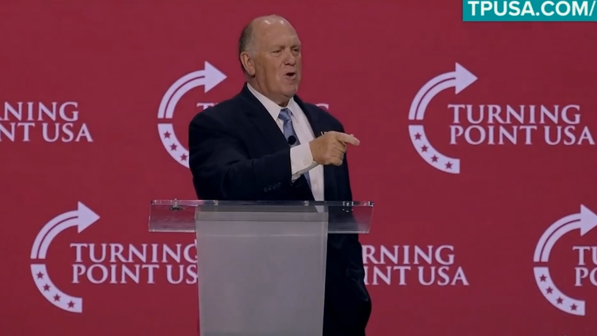 Tom Homan Challenges Protester to a Fistfight